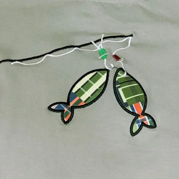 NEW Boutique Boy Fishing 2pc spring outfit short set - Picture 3 of 4